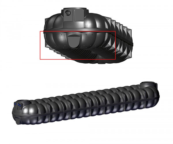 Rewatec NEOplus Flachtank Versickerungsrigole 20.000 L