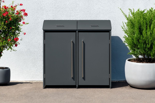 Westmann Mülltonnenbox Moderna 2 | 2x 240 L