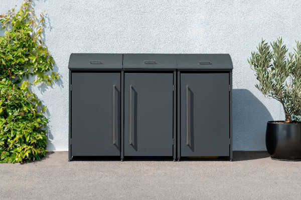 Westmann Mülltonnenbox Moderna 3 | 3x 240 L