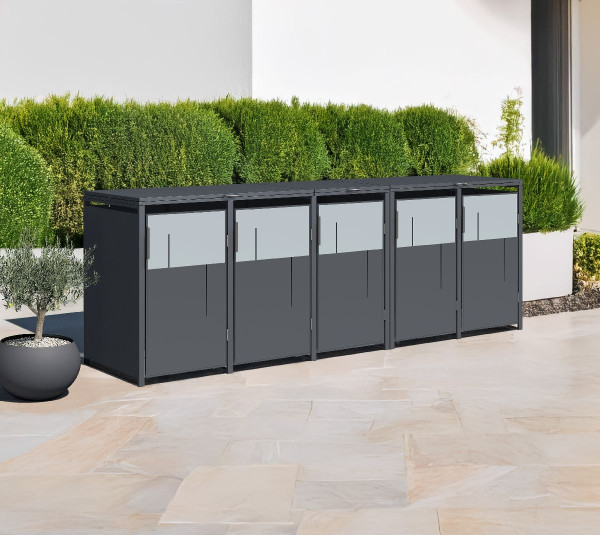 Westmann Mülltonnenbox Tonus 5 | 5 x 240L