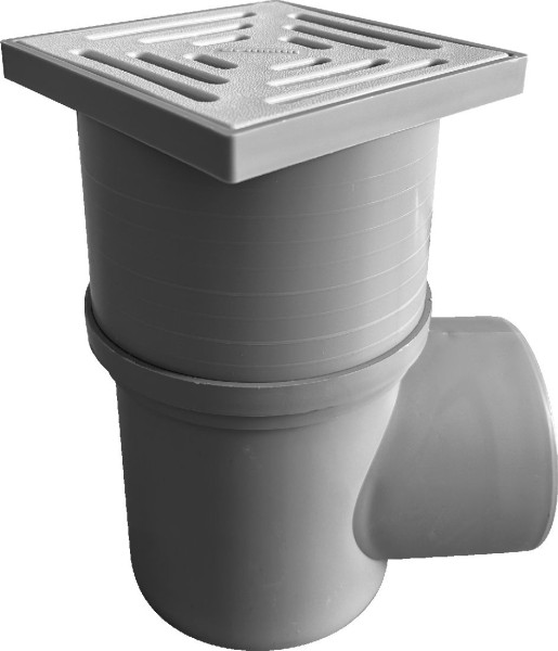 Upmann Kellerablauf 15 x 15 cm DN110 waagerecht