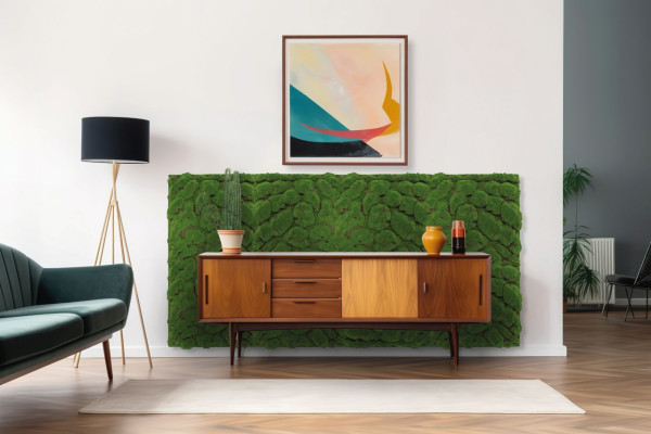 0,27 m² Wandpaneel Jangal Modular Wall 11109 forest green big bulk design moos 52 x 52 cm