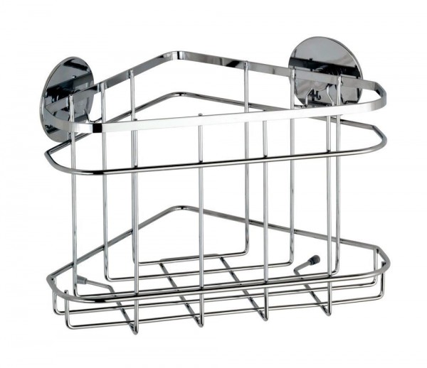 WENKO Turbo-Loc® Edelstahl Eckablage