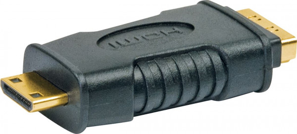 SCHWAIGER HDMI-Adapter (Mini), Schwarz