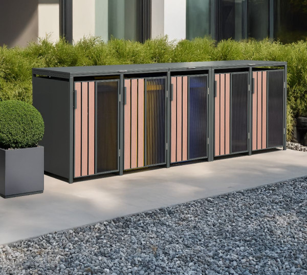 Westmann Mülltonnenbox Status 5 | 5 x 240L