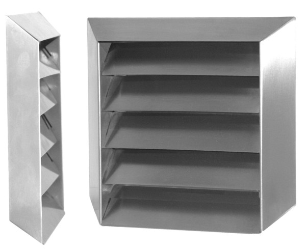 Upmann Aussengitter 4 Lamellen, V2A, 230 x 205 mm DN125