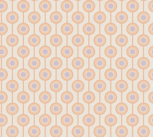 A.S. Création Vliestapete Kollektion: Retro Chic Stilwelt: Grafik Farbe: Beige Optik: matt Struktur: