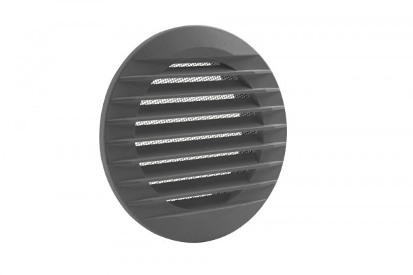 Marley Lüftungsgitter aus hochwertigem Kunststoff, für innen und außen, Ø 160 mm, Anthrazit