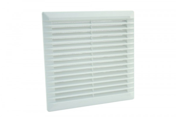 Marley Lüftungsgitter für Kanäle, für innen und außen, 225 x 225 mm, Weiß