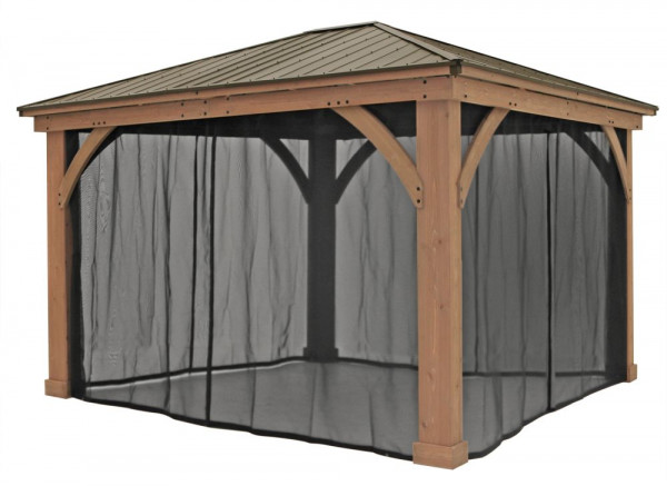 Westmann Moskitonetz Holzpavillon Devon 12 x 14