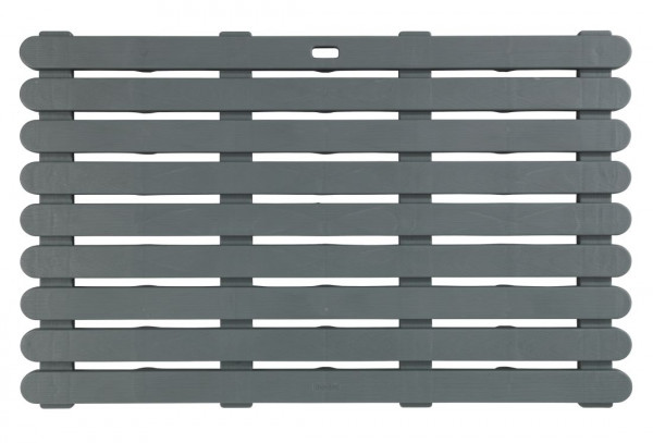 WENKO Badematte Indoor und Outdoor, Grau