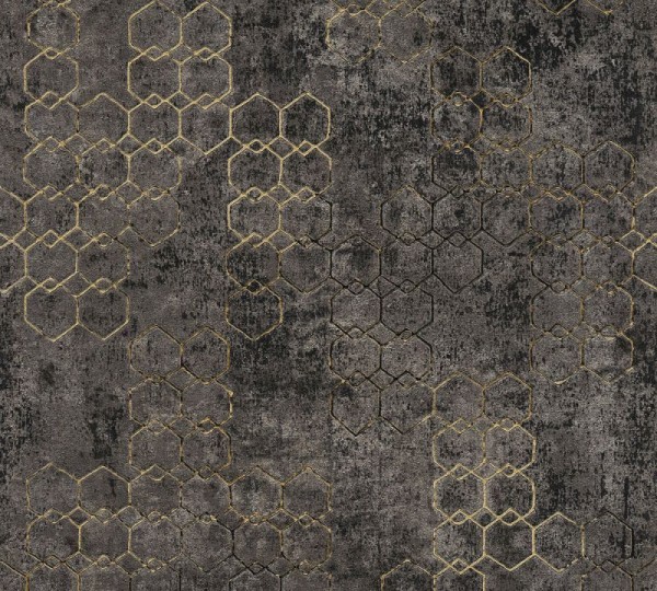 Livingwalls Vliestapete New Walls, Urban Grace Grafik Anthrazit 374246