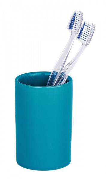 WENKO Keramik Zahnputzbecher Polaris Petrol