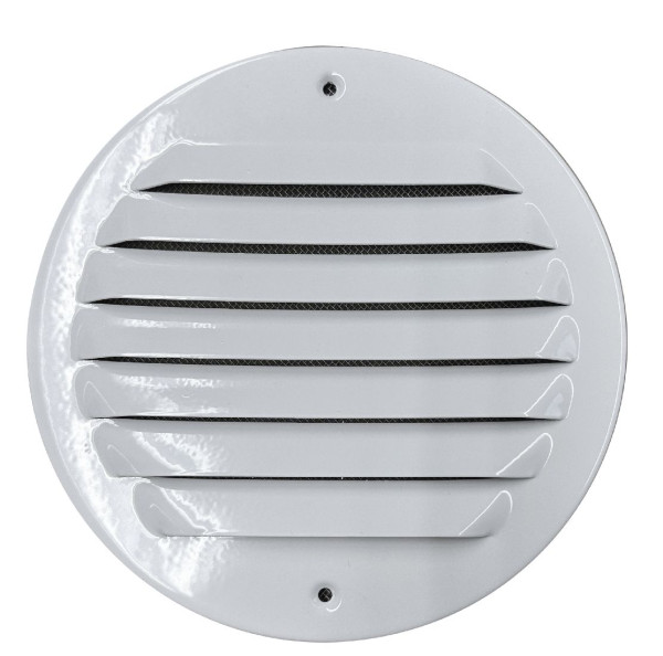 Upmann Wetterschutzgitter Alu weiss D 200 mit Fliegenschutz