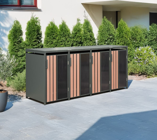 Westmann Mülltonnenbox Status 4 | 4 x 240L