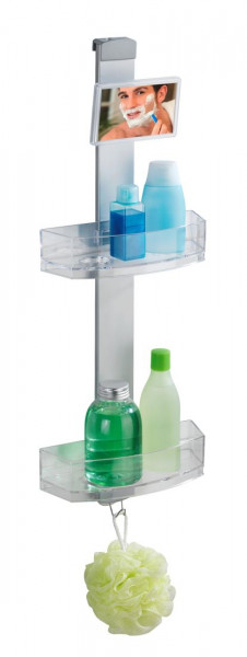 WENKO Duschcaddy Premium mit Antibeschlagspiegel