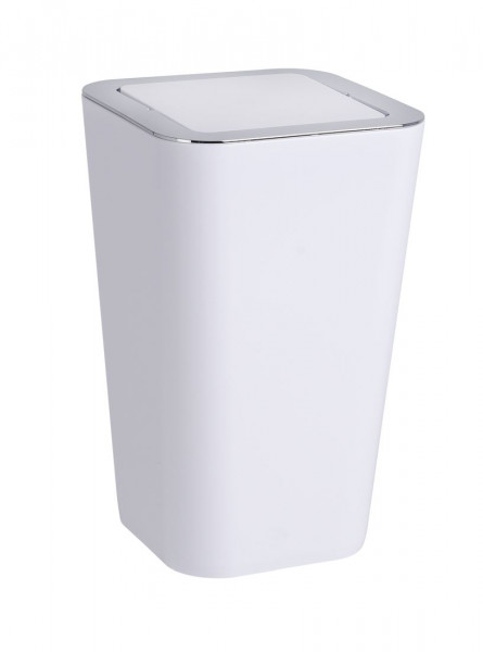 WENKO Schwingdeckeleimer Candy White