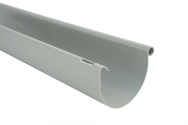 Marley Dachrinne halbrund RG 150, 2 m, Grau