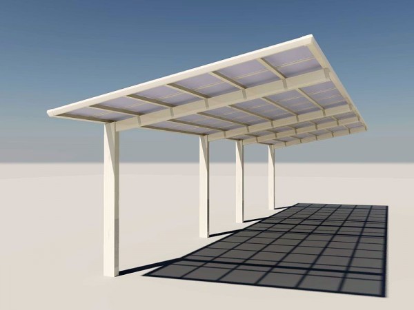 Ximax Design-Carport Linea Typ 110 - Tandem Ausführung