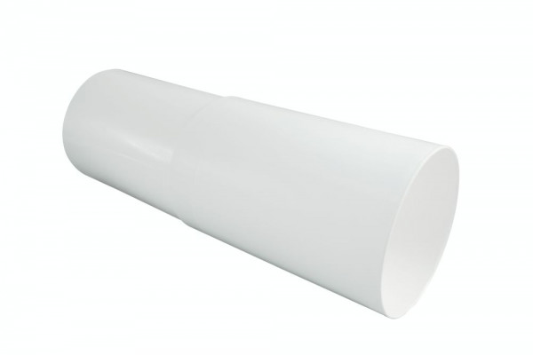 Marley Teleskopkanal 2-teilig, Rohr Ø-125/129 mm innen, Rohr-Ø 134 mm außen, Weiß