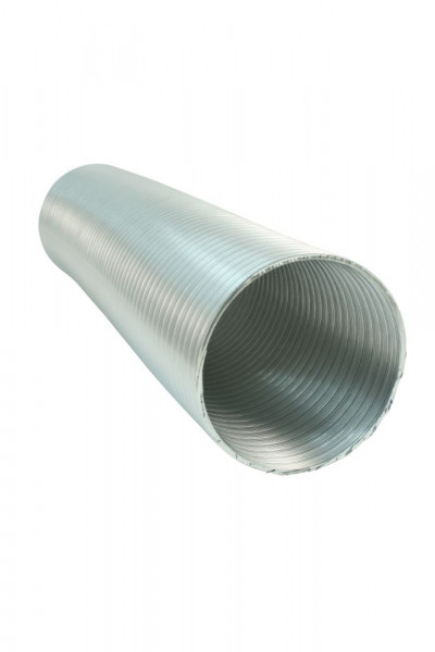 Marley Flexibles Lüftungsrohr aus Aluminium Ø 150 mm, Länge 500-2500 mm, Silber