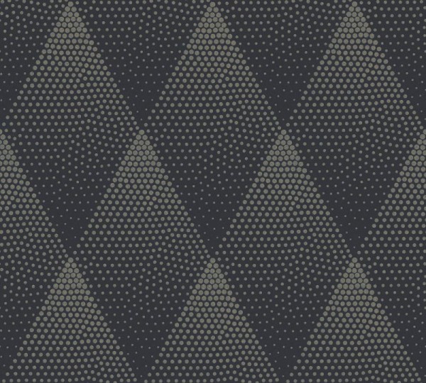 Livingwalls Vliestapete New Walls, Flitter Rombus Schwarz-Gold 374193