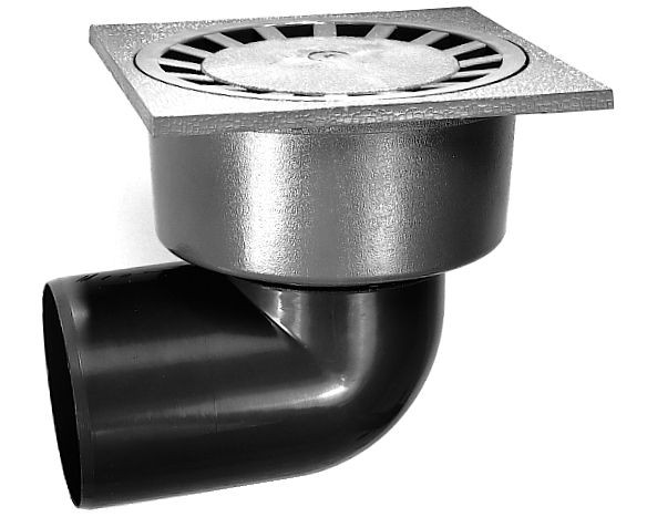 Upmann Haus- Hofablauf waagerecht 20 x 20 cm DN100