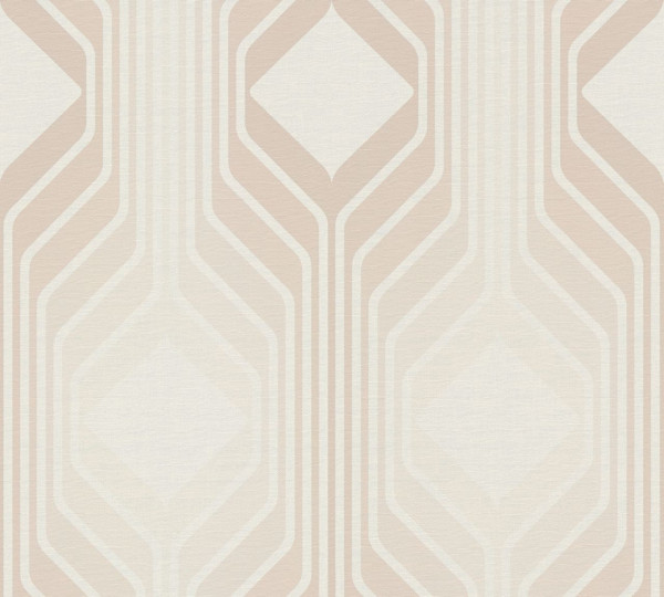 A.S. Création Vliestapete Kollektion: Retro Chic Stilwelt: 3D Farbe: Beige Optik: matt Struktur: lei