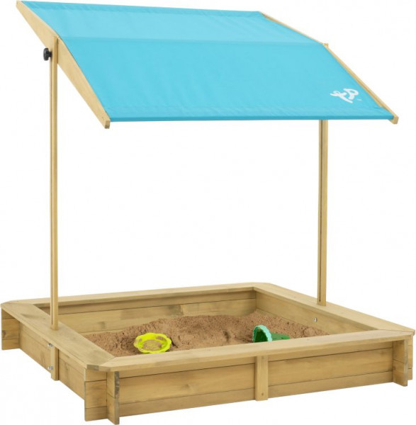 TP Toys Holz Sandkasten mit Sonnendach