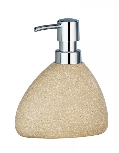 WENKO Seifenspender Pion Beige, hochwertige Keramik