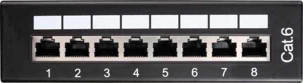 SCHWAIGER 8-Port Patchpanel