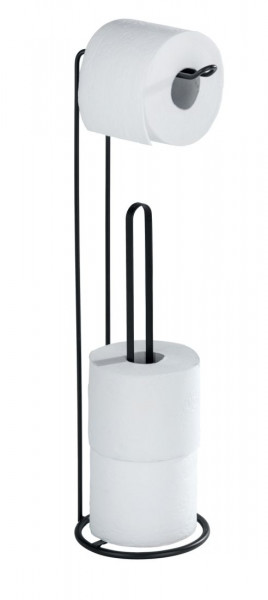 WENKO Stand Toilettenpapierhalter 2 in 1 Lugano