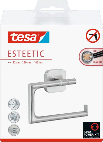 tesa® Esteetic Toilettenrollenhalter ohne Deckel