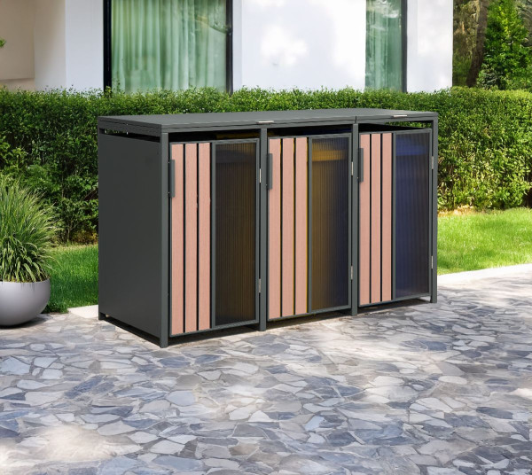 Westmann Mülltonnenbox Status 3 | 3 x 240L