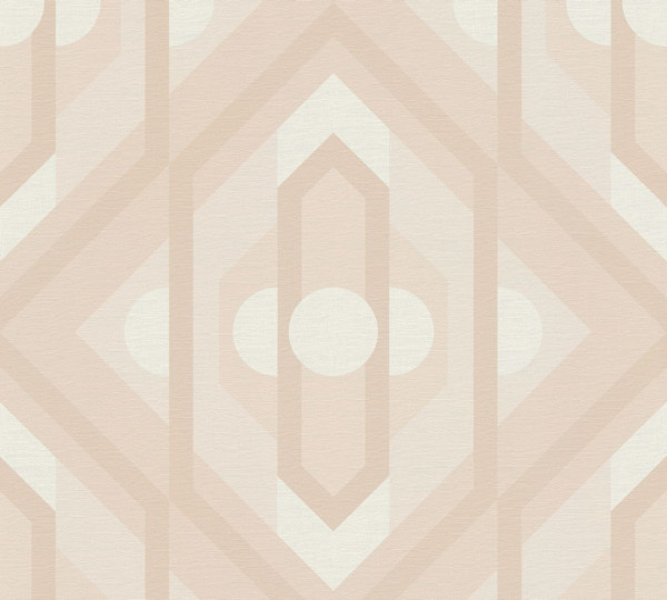 A.S. Création Vliestapete Kollektion: Retro Chic Stilwelt: 3D Farbe: Beige Optik: matt Struktur: lei