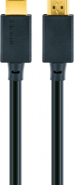 SCHWAIGER Ultra High-Speed HDMI 2.1 Kabel, 4K@120Hz/8K@60Hz , 1,5 m, Schwarz
