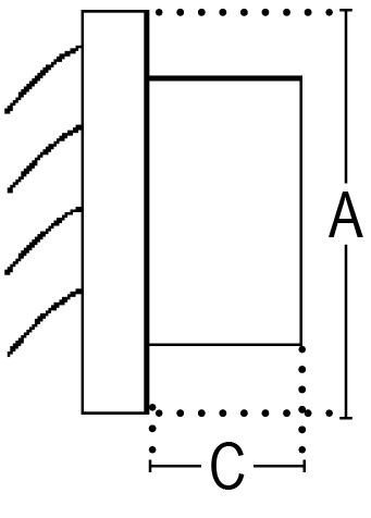 Upmann Aussenverschlußklappe Edelstahl 150 mm