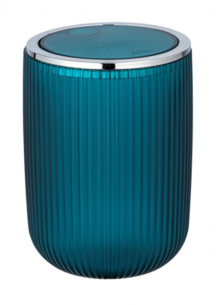 WENKO Schwingdeckeleimer Agropoli S, Petrol